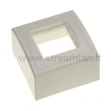 Коробка для настенного монтажа LANmark, 45x45, цвет: белый